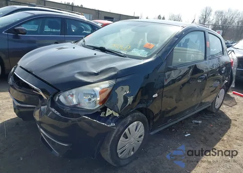 2017 Mitsubishi Mirage Es from USA, damaged, VIN ML32A3HJ5HH007420